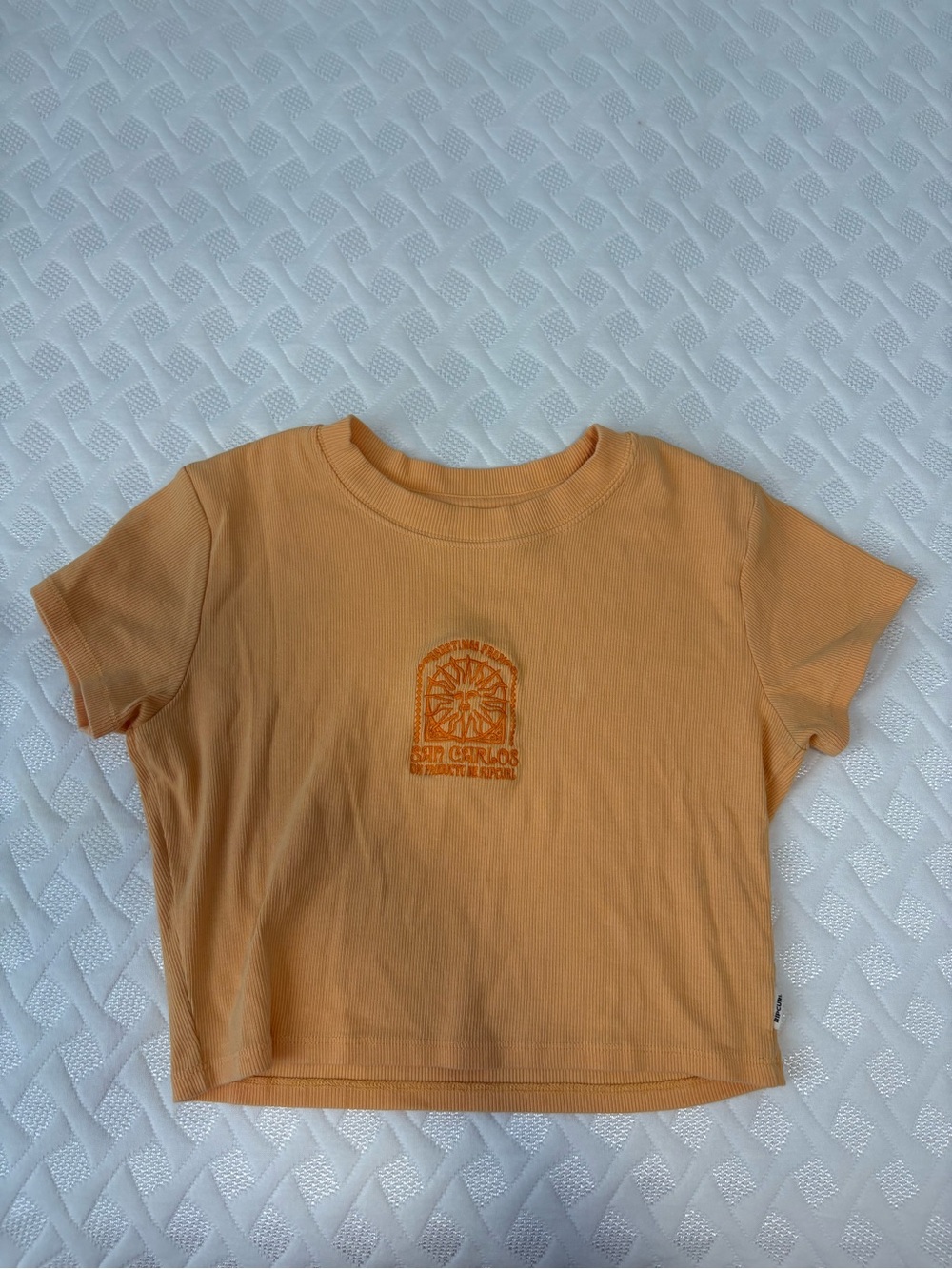Rip Curl Peach-Orange Short Sleeve Graphic Tee XS